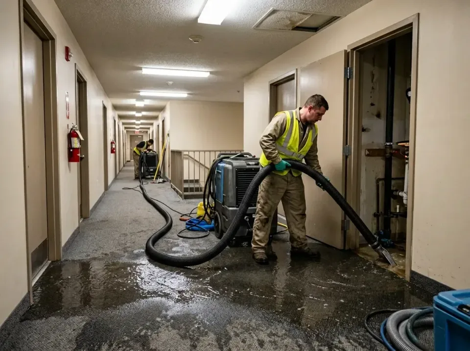 multi-unit-apartment-hallway-f-005 — frequently asked questions, Emergency Burst Pipe Water Extraction & Removal in Old Hill…